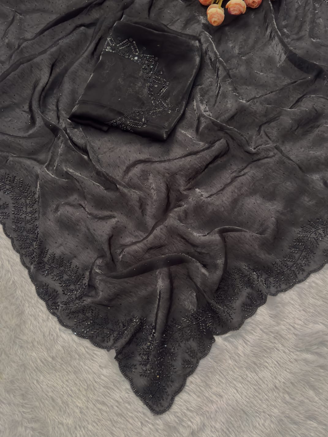 Presenting you most beautiful saree collection blaek bauty