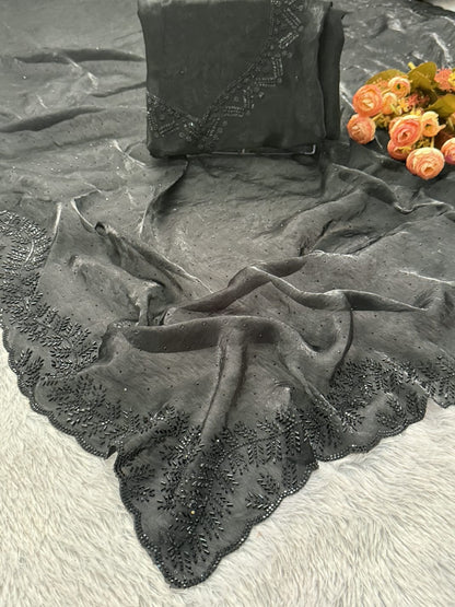 Presenting you most beautiful saree collection blaek bauty